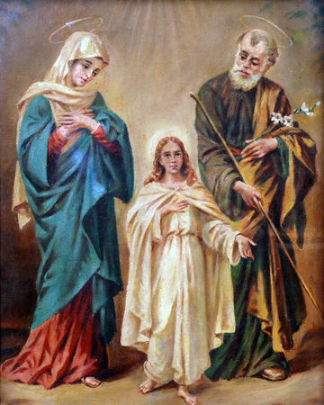 Image pieuse de (La sainte Famille)