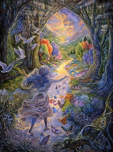 Peinture féerique de Josephine Wall