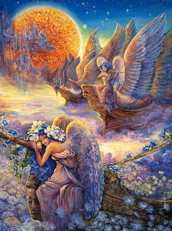 Peinture féérique de Josephine Wall