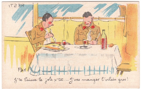 Carte humour militaire