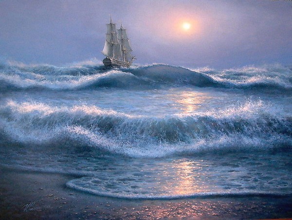 Peinture (Mer et bateaux)