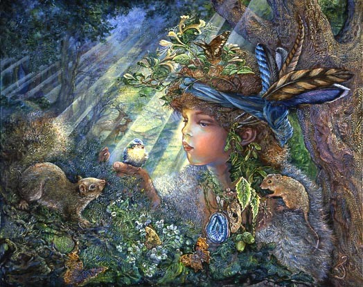 Peinture féérique de Josephine Wall