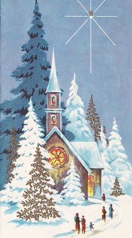 Paysage de neige - Noël