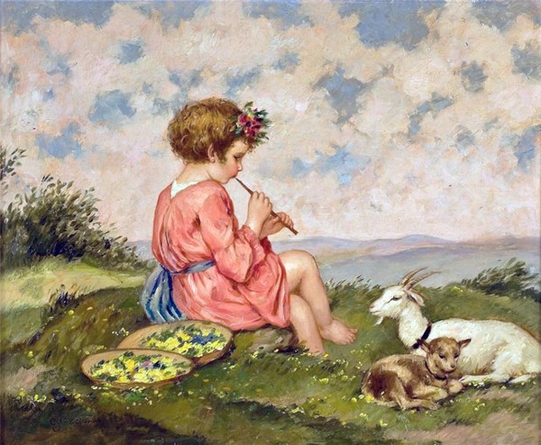 Enfants en peinture