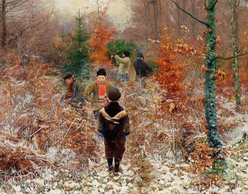 Peinture de Hans Andersen Brendekilde