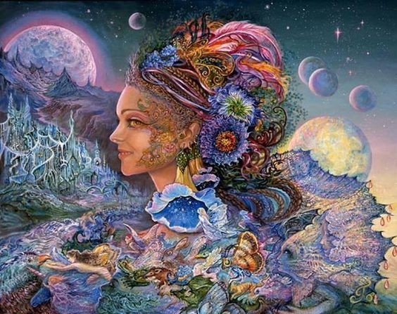 Peinture féerique de Josephine Wall