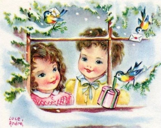 Mignonnes illustrations de Noël