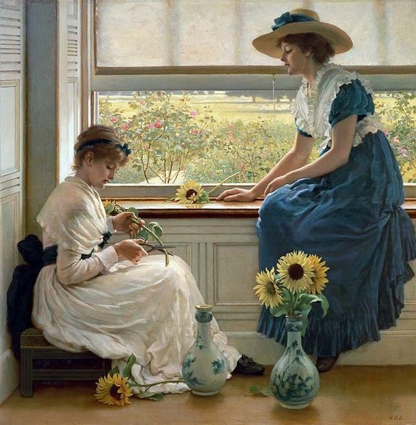 Peinture de George Dunlop Leslie