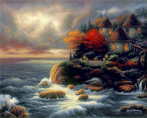 Paysage en peinture