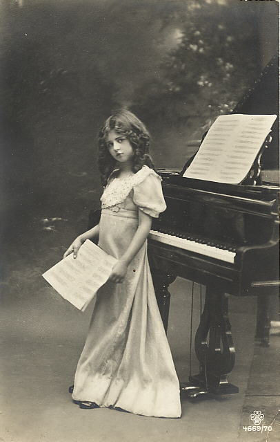 Carte victorienne enfants