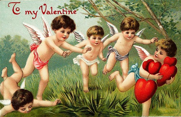 Cartes anciennes  de Saint Valentin