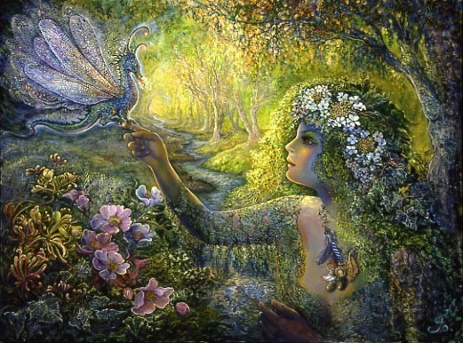 Peinture féerique de Josephine Wall