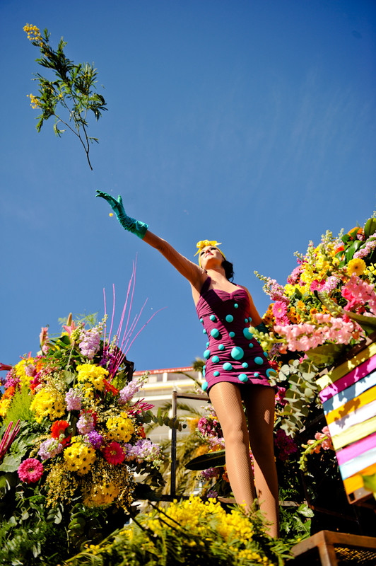 Carnaval de Nice - La bataille de fleurs