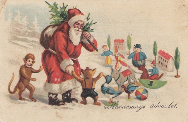 Carte ancienne de Noël 