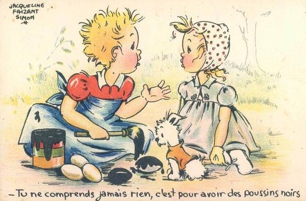 Carte humour de Jacqueline Faisant