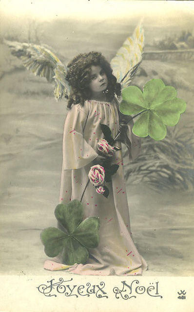 Carte victorienne enfants