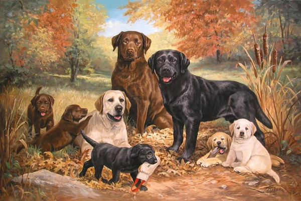 Animaux de Linda Picken ( Chien)