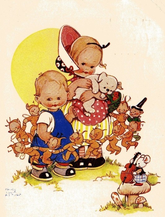 Illustration de Mabel Lucie Attwell