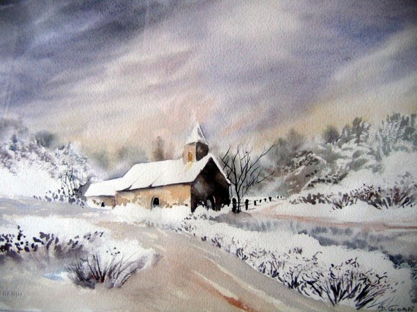 Paysage de neige