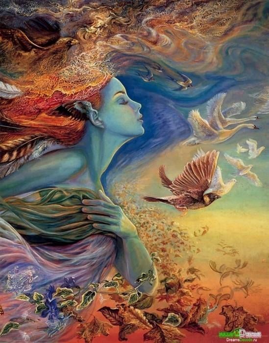 Peinture féerique de Josephine Wall