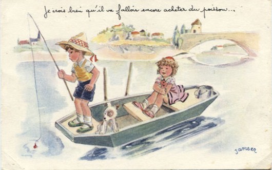 Carte enfant - Humour de Janser