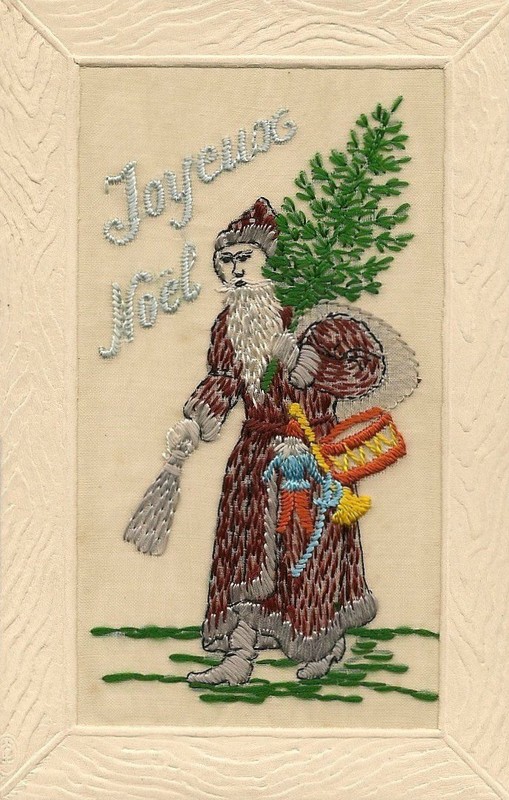 Carte ancienne de Noel