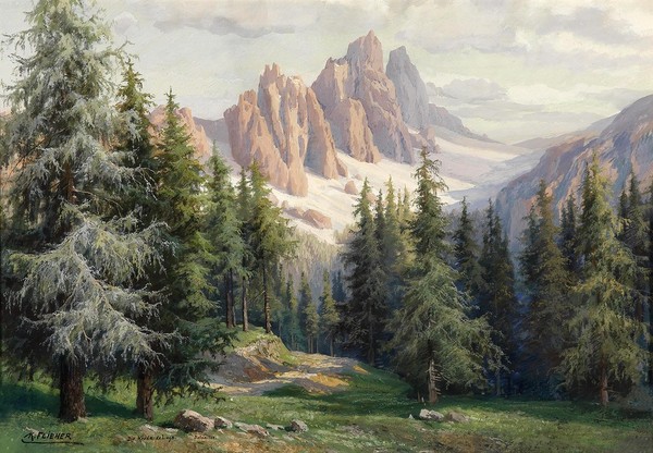 Paysage de Flieher Karl