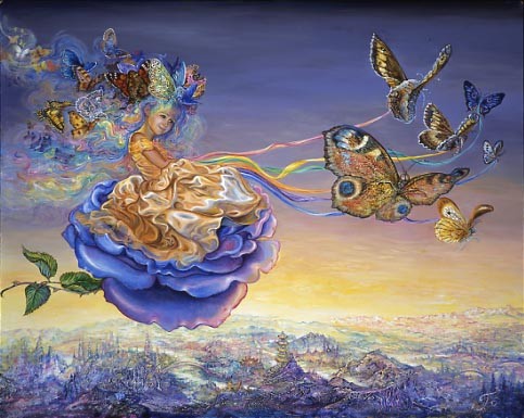 Peinture féerique de Josephine Wall