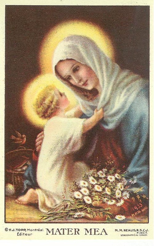   Images pieuses(Marie  et Jésus)