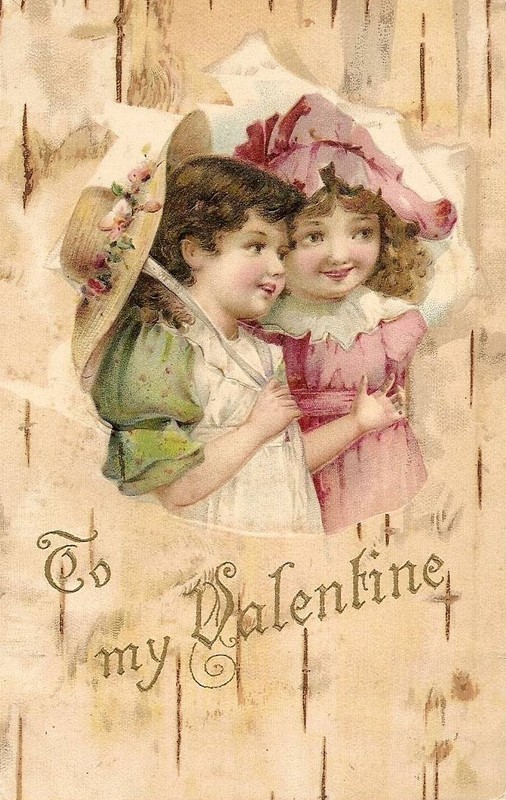  Carte ancienne - Saint Valentin 