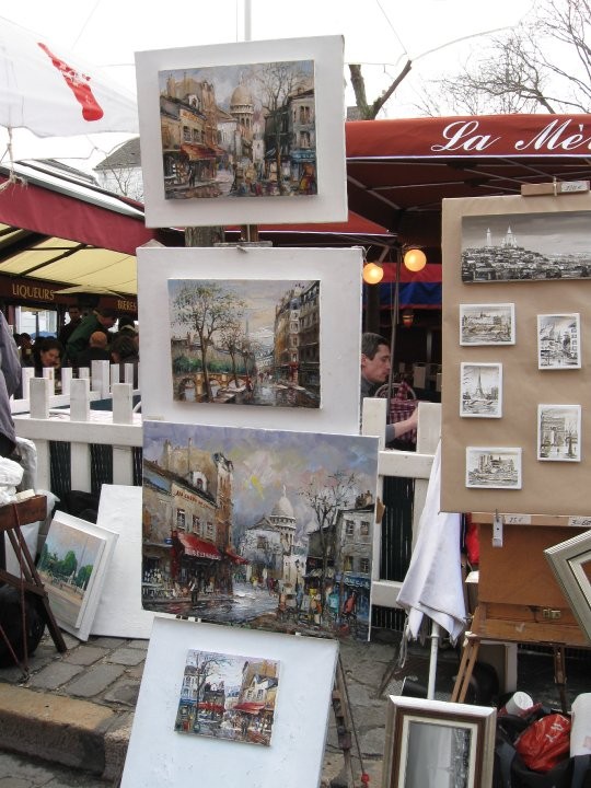 Paris-La place du Tertre 