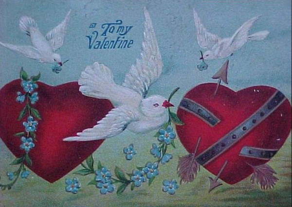  Carte ancienne - Saint Valentin 