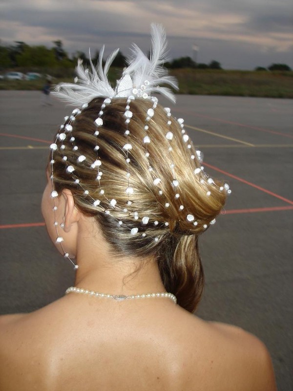 Coiffe et coiffure de mariée