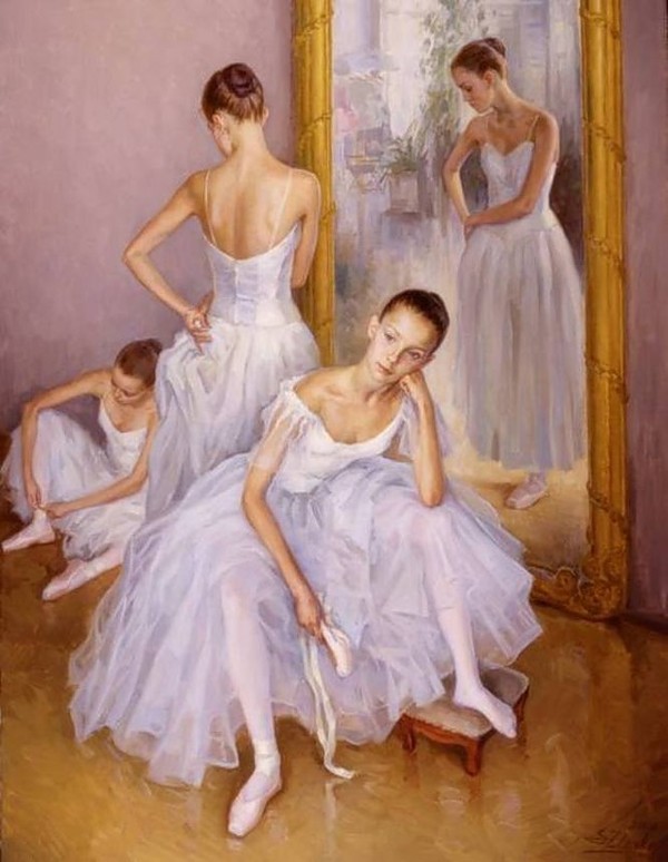 Danseuses en peintures