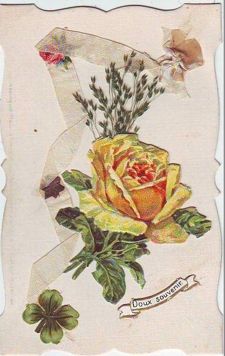 Cartes anciennes fleurs