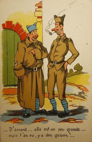 Carte humour militaire