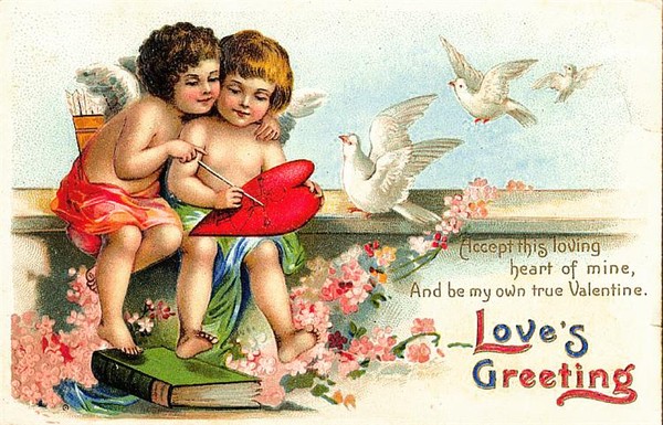 Cartes anciennes  de Saint Valentin