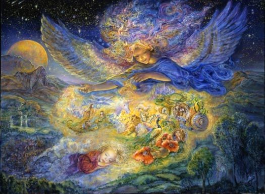 Peinture féerique de Josephine Wall