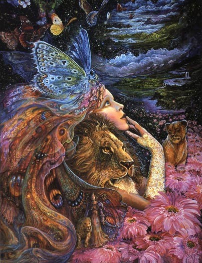 Peinture féerique de Josephine Wall