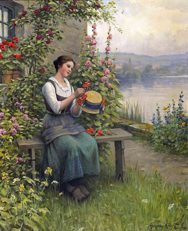 Peintre - Daniel Ridgway Knight