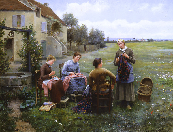 Peintre - Daniel Ridgway Knight