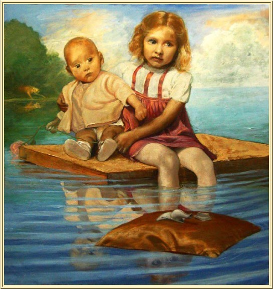 Enfants en peinture