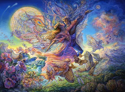 Peinture féérique de Josephine Wall