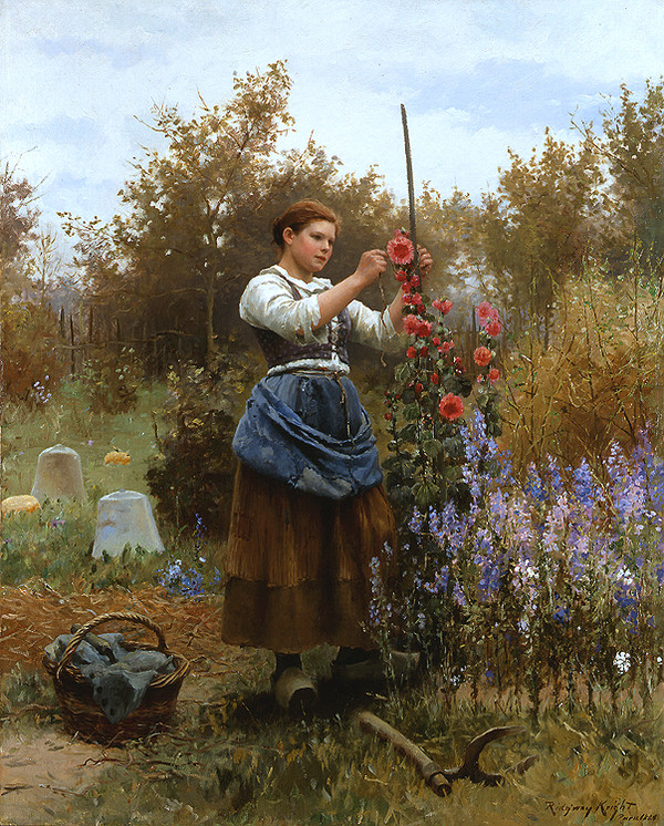 Peintre - Daniel Ridgway Knight