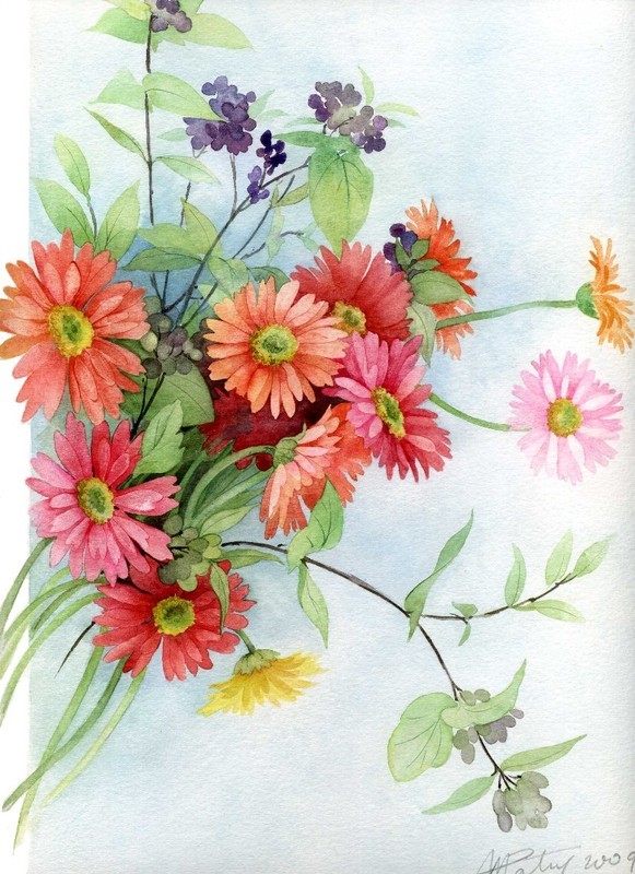 Fleurs de Anne Marie Patry-Belluteau.