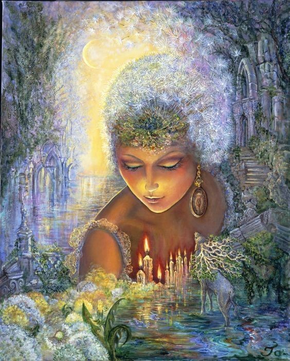 Peinture féerique de Josephine Wall