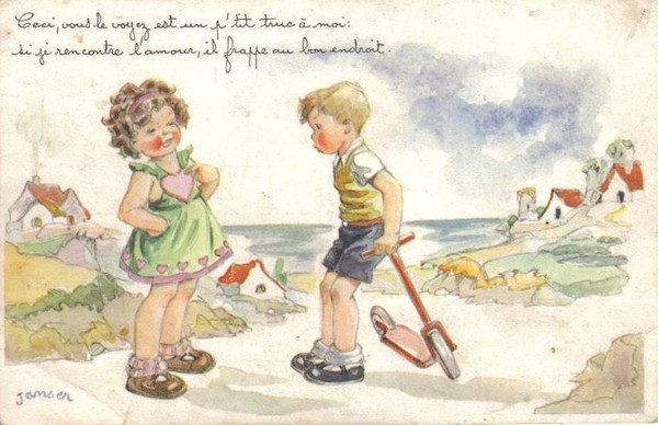 Carte enfant - Humour de Janser