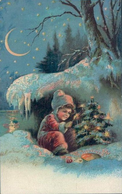  Carte ancienne de Noël