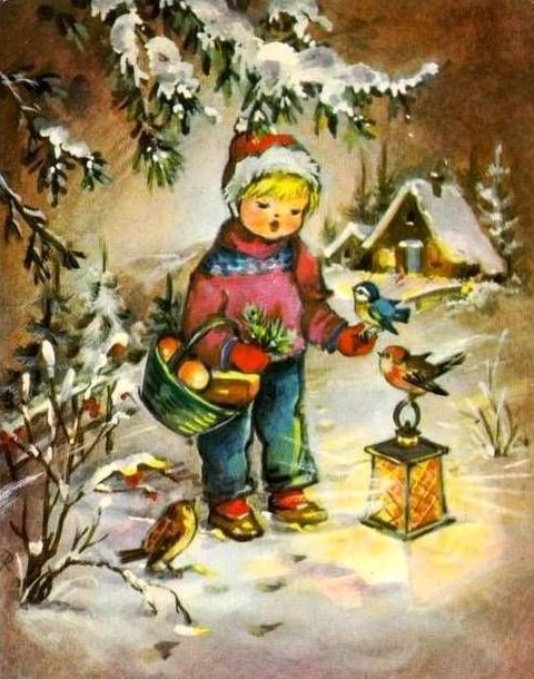 Mignonnes illustrations de Noël