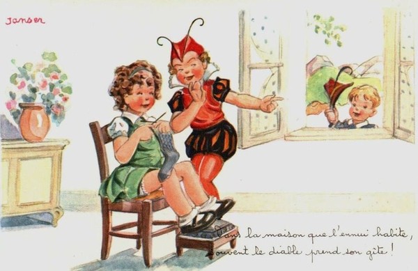 Carte enfant - Humour de Janser